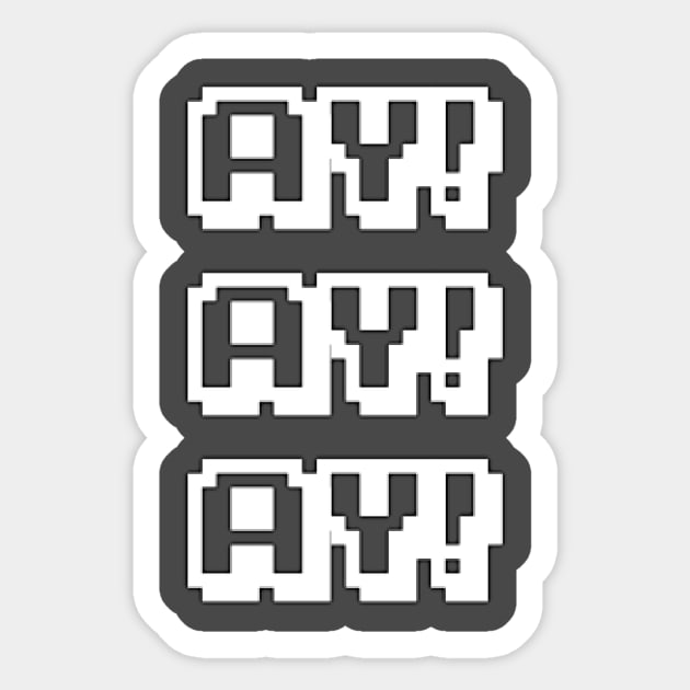 The Weekly Planet - AY AY AY Sticker by dbshirts